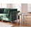 Beliani Side Table RIMARDE Glass Silver 2
