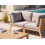 Beliani Garden Corner Section RIVELLO Acacia Wood Light Brown 2