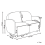 Beliani Sofa 2 Seater JULE Boucle Off-White 3