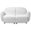 Beliani Sofa 2 Seater JULE Boucle Off-White 4