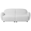 Beliani Sofa 3 Seater JULE Boucle White 4