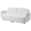 Beliani Sofa 3 Seater JULE Boucle White 5