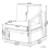 Beliani Garden Left-Hand Corner Section RIVELLO Acacia Wood Light Brown 3
