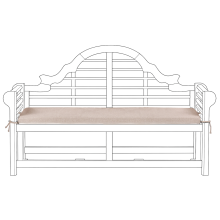 Bench Seat Pad Cushion MARLBORO 151 x 46 cm Beige