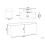 Beliani Freestanding Bathtub YATA 1700 x 700 mm White 3