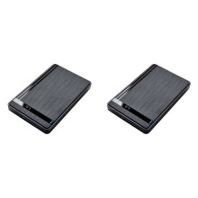 2X Case Esterno per HDD SSD da 2,5 Pollici, USB 3.0 su , per Laptop, PC Desktop, Trasferimento Dati Ad Alta Velocità