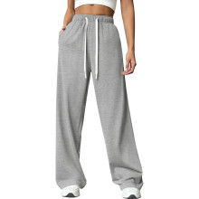 Pantalones de Chándal para Mujer Joggers Deportivos Holgados Cómodos Gris XL Nuevos — ropa deportiva mujer