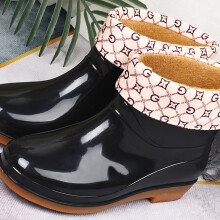 Regenstiefel kurz Damen schwarz Gr.38 rutschfest