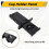 Car Left & Right Cup Holder Set with Trim Panel Black for- E90 E91 E92 E93 2005-2012 51459173469 51459173463 3