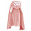 Kinderbadetuch Kapuze Korallenfleece Rosa 5