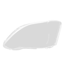 Headlight Lens Cover Transparent Lampshades Lamp Shell Headlight Mask for Hatchback 2004-2007 Left