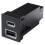 PD+QC 3.0 Car Charger Socket Fast-Charging Outlet Power Adapter for  RAV4 PD+USB 3