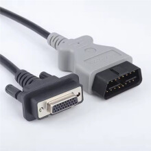 OBD2 16-Polig Hane Till DB26-Polig Hona-Adapterkabel F-00K-108-663 för för Professionell Diagnostikkabel