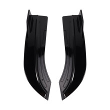 1 Par de Painéis de Acabamento Preto Brilhante para Spoiler Lateral Do para-Choque Traseiro para Série 5 E60 - Peças Externas para Carros