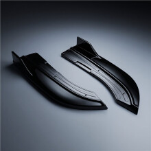 1Pair Rear Bumper Side Spoiler Corner Cover Glossy Black Trim Panel for 5 Series E60 Car Exterior Parts