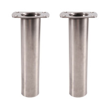 Boat Accessorie 2 Pieces Boat Fishing Flush Mount Rod Holder 316 Stainless Steel Fishing Tackle Tube Accessory 90