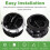 For   2013 - 2017 Dashboard Air Outlet Vent Conditioning Deflector Vent Car Accessories 5