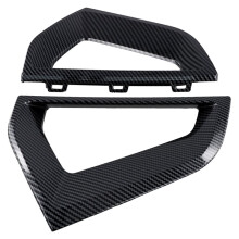 Car Front Bumper Grille Cover Air Duct Brake Trim ABS Carbon Fiber for 5 Series G38 G30 G31 21-24 51119463481 L
