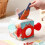 Kids Crab Shape Sensory Cotton Tissue Box For Handeye Coordination Brain Activities Development 5