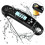 (Black)Foldable Probe Food Thermometer With Waterproof Design For Kitchen And Barbecue Use 1