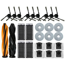 27 Piezas de Accesorios de Repuesto para Aspiradora para L40s Ultra / L40s Pro Ultra: Cepillo, Filtro, Paños de Mopa y Bolsa para el Polvo.