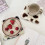 (Light Pink)Square Plush Heart Coasters For Cafe Table Protection With Antiscald Features 4