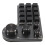 Custom Macro Keyboard 12 Keys 4 Knobs  USB Mechanical Keyboard Programming Macro Gaming Keypad Black 8