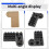 Custom Macro Keyboard 12 Keys 4 Knobs  USB Mechanical Keyboard Programming Macro Gaming Keypad Black 10