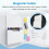 Practical Magnetic Wall File Holders  Holder Whiteboard Versatile Storage Box Desktop Container Easy to Store 3