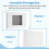 Practical Magnetic Wall File Holders  Holder Whiteboard Versatile Storage Box Desktop Container Easy to Store 5