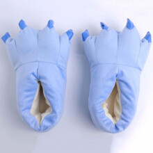 (Blue Shoes, S(Kids)) Adults Kids Cosplay Costume Slippers Claw Paw Shoes Cartoon Home Indoor Animal