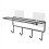 Iron Wall Mount Storage Rack Suitable For Daily Bathrooitchen Organization Use 5
