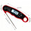 (Red)Foldable Probe Food Thermometer With Waterproof Design For Kitchen And Barbecue Use 9
