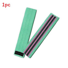 (Green)Fasce di Resistenza in Tessuto Fasce Esercizi Livelli Booty Allenamento Fitness Fianchi Glute