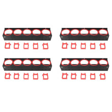 4X Spray Bottle Storage Rack Abrasive Material Hanging Rail Car Beauty Shop Accessory Display Auto Cleaning Tools