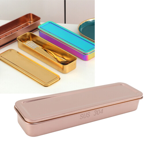Besteck Organizer Edelstahl 304 Roségold 2
