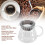 Kaffeekanne Glas 300 ml mit Gummiabdeckung 20