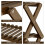 Bambus Schuhregal 4 Etagen ohne Montage 70cm 3