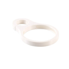 (White)Bicycle Water Bottle Support With Anticorrosion Material And Oneclick Remove