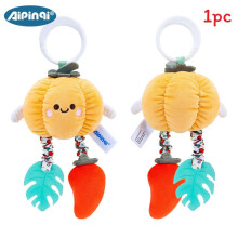 (Pumpkin)Melanzana Pomodoro Zucca Peluche Auto Bambino Mobile con Sonagli Appesi Sensoriale per
