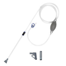 Mini sifone per acquario, aspiratore per ghiaia, tubo lungo, kit per il cambio dell'acqua per piccoli acquari, multicolore