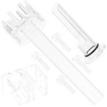 Acrylic Water Clamp 1Set Transparent Mess-Free Installation Home Aquarium Supply 6.80X2.20X1.20CM
