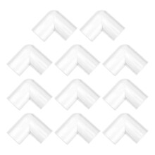 20 szt. przezroczystych, kątowych złączek do akwarium, wymiennych, 1,6 x 1,6 x 3,5 cm