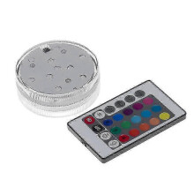 Lámpara sumergible impermeable de 25-26 LED de ABS para acuario. No incluye pilas.