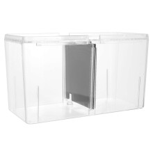 Caja de aislamiento transparente para cría de peces, incubadora de acuario con boca que aumenta el oxígeno, 1 unidad.