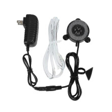 Cortina de aire LED para acuario, luz de burbujas, disco de piedra, 6 LED que cambian de color, color negro.
