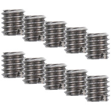 10 insertos roscados M2xM4x4mm para tornillos y tuercas de muebles de madera