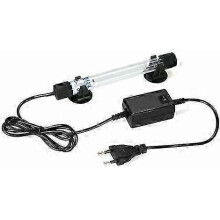 Lámpara germicida UVC sumergible de 7W AC220-240V para desinfección de agua de acuarios, peceras y estanques.