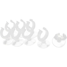 clips de sujeción transparentes para calentador de tubo de acuario con ventosas