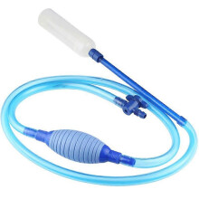 Pompa per vuoto per acquario BR-Vie 2,5 m Valvola di controllo del flusso Tubo di sifone Filtro per ghiaia Ideale 100-30